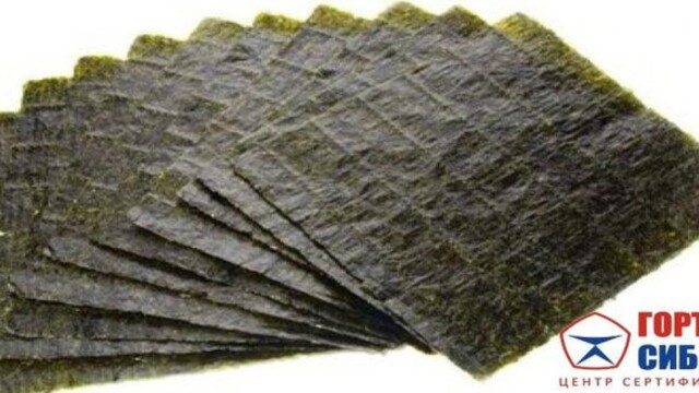 Сертификация сушеной морской капусты (ламинарии) фото